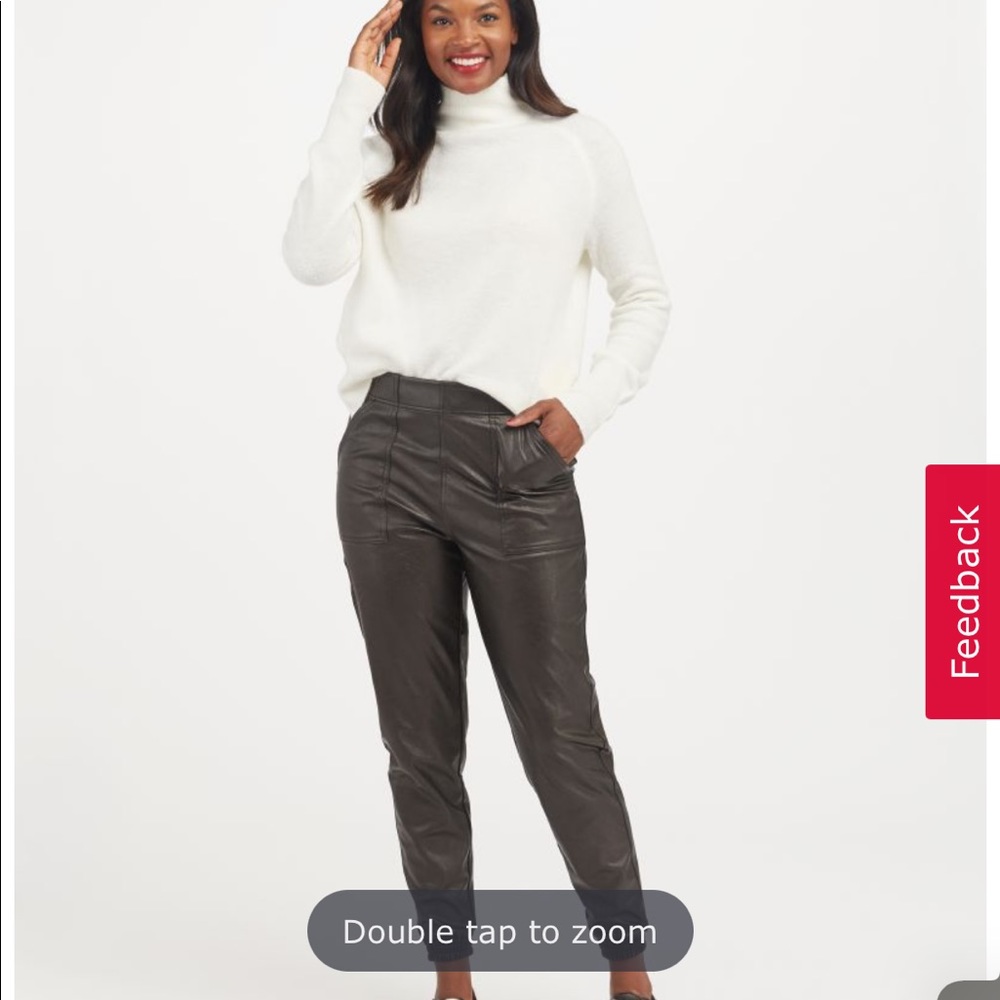 SPANX Leather Like Jogger Pant